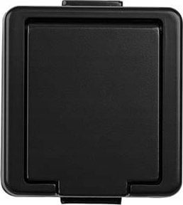 Timex LOFT Gniazdo pojedyncze z/u IP44 z klapką czarne GNt-16J CZ