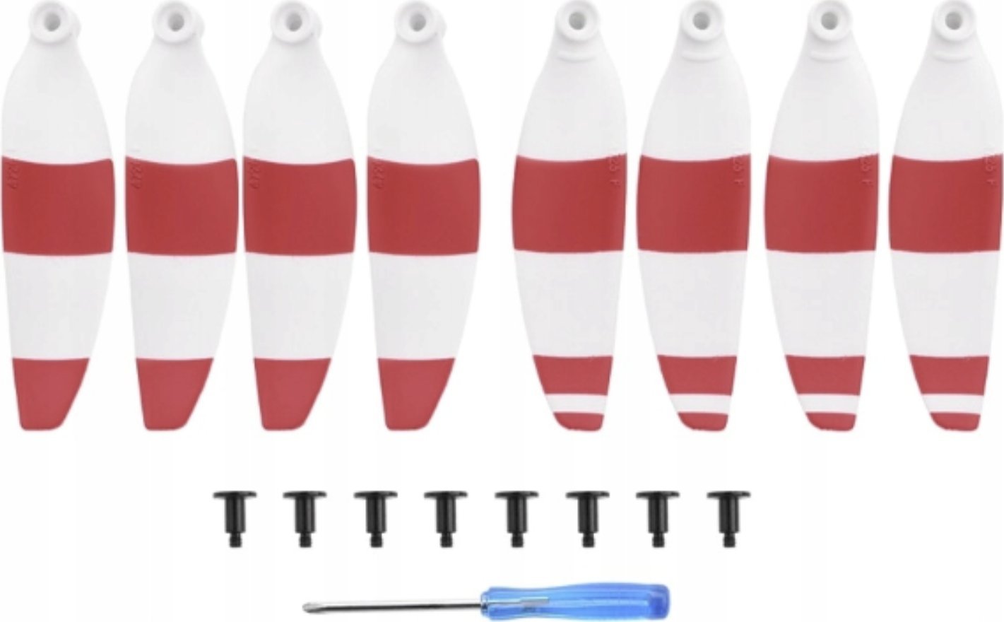 SunnyLife ŚMIGŁA DJI MINI 2 / SE 4726FM RED - KOMPLET (8 ELEMENTÓW)