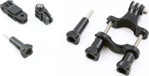 Xrec Uchwyt rowerowy / do roweru / do kamer GoPro HERO 4 3+ 3 2 1 + RAMIĘ 3D / PRZEGUBY