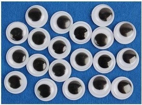 FANDY Ruchome oczka owal 20mm 12szt