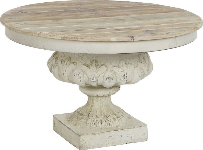 DKD Home Decor Stolik DKD Home Decor 80 x 80 x 50 cm Jodła Aluminium Drewno MDF