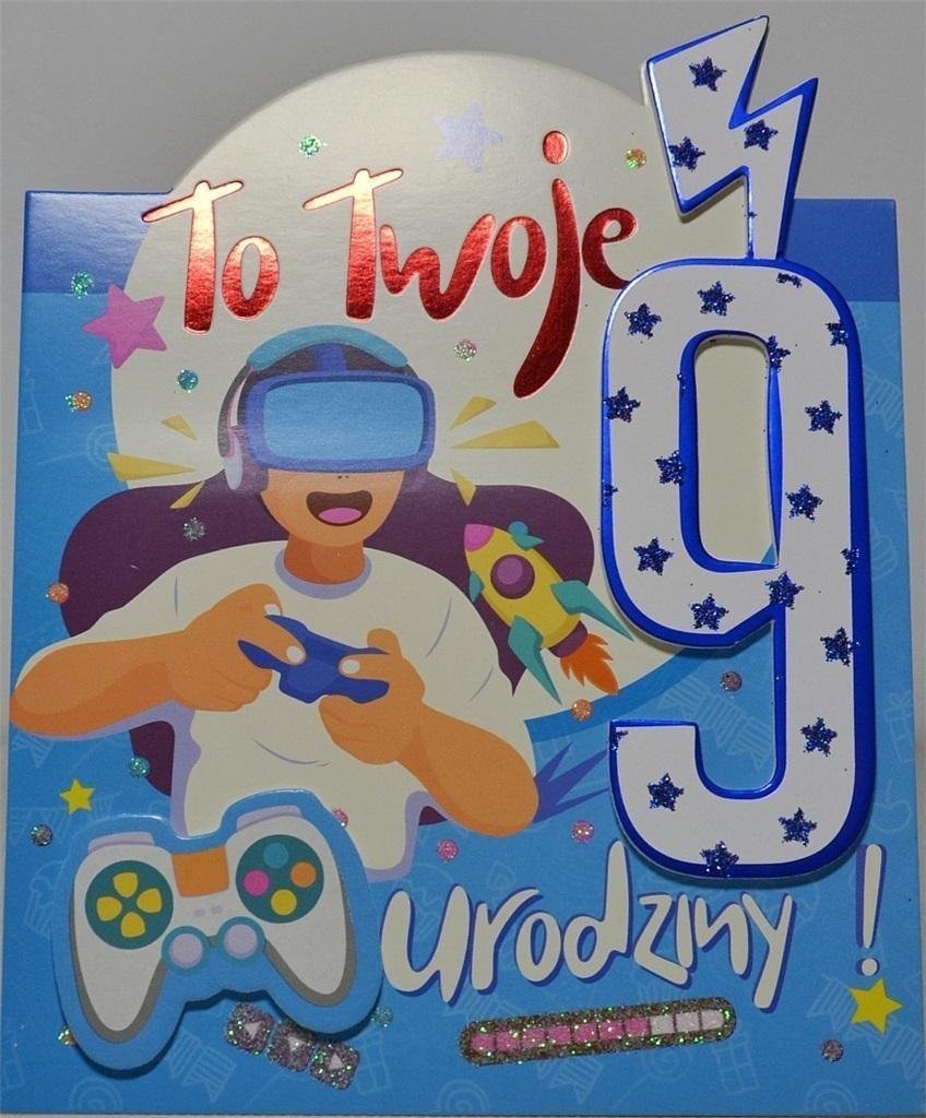 Yeku Karnet Urodziny 9