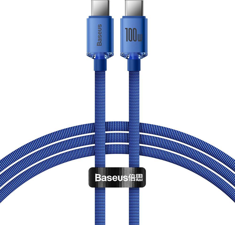 Kabel USB Baseus USB-C - USB-C 1.2 m Niebieski (baseus_20220224133222)