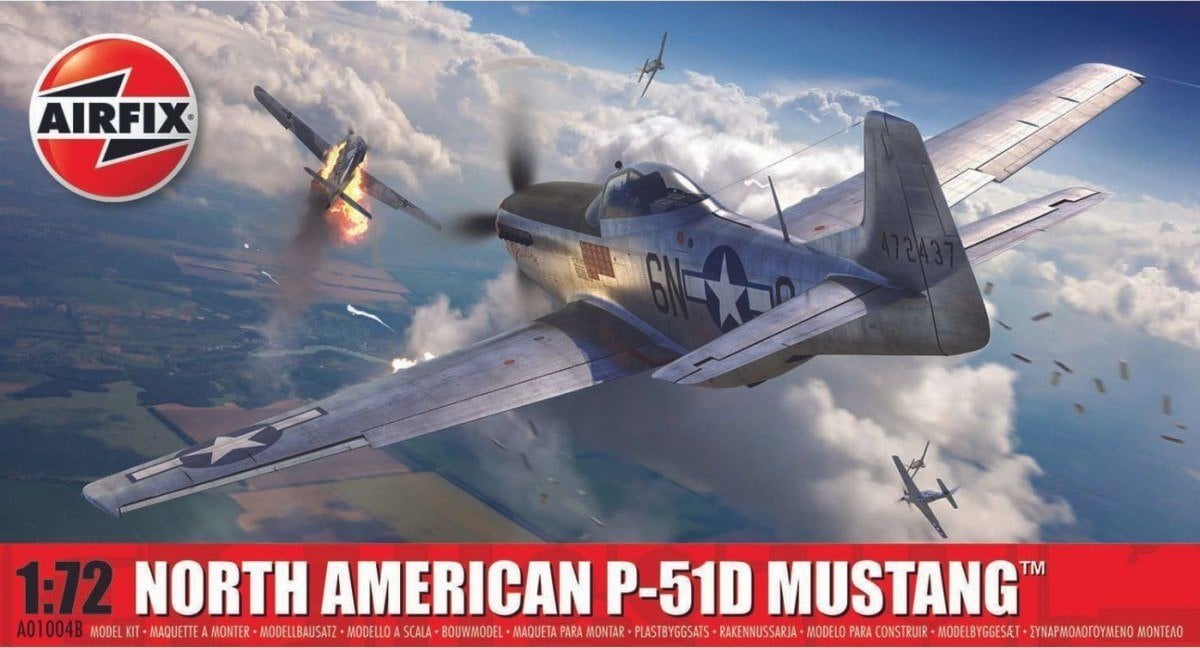 Model plastikowy North American P-51D Mustang 1/72 Airfix
