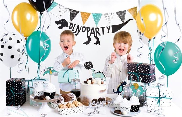 Party Deco Urodzinowy zestaw dekoracji Dinozaury uniwersalny