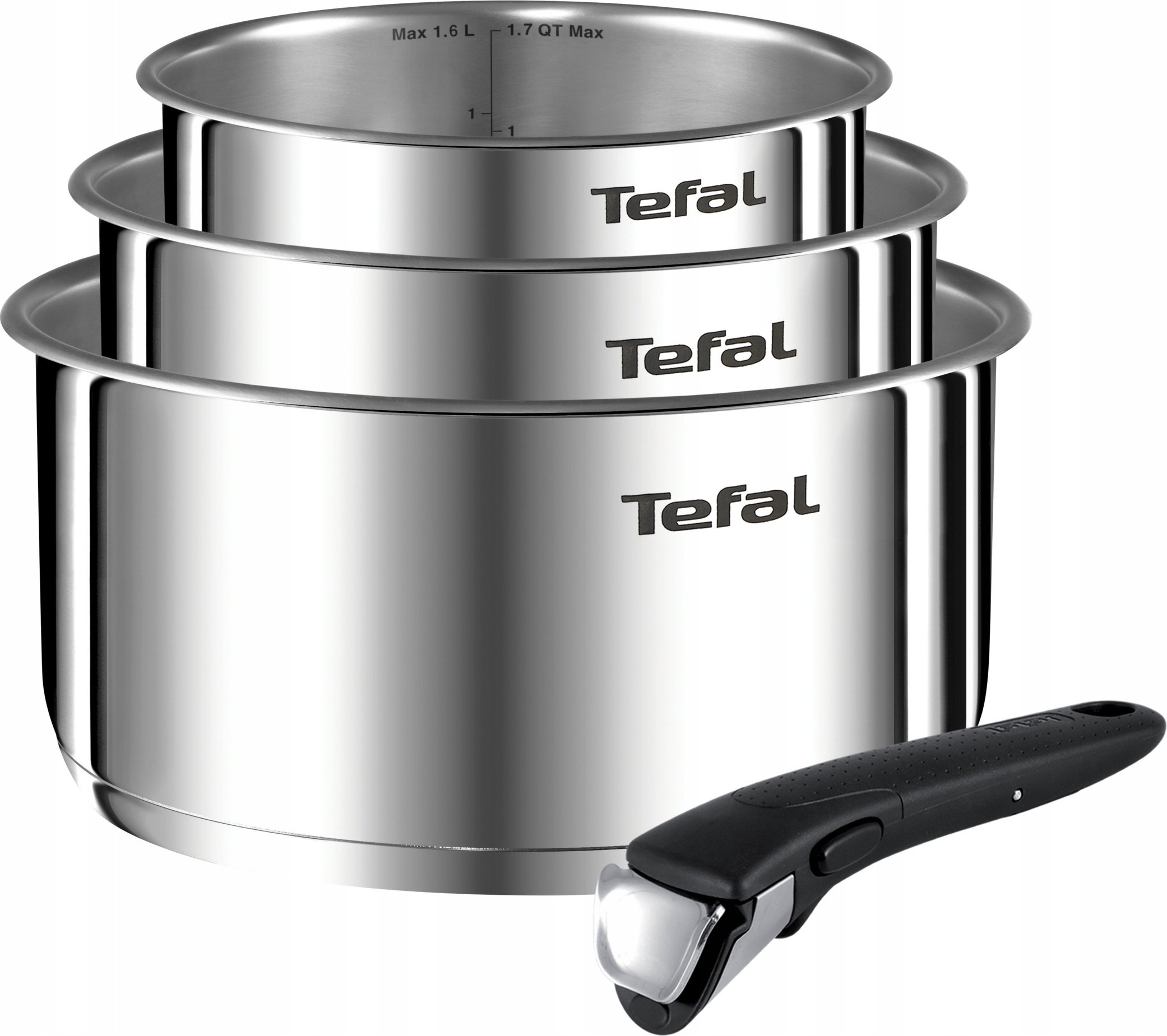 Tefal Zestaw garnków L8964S44 Ingenio Emotion 4 elementy
