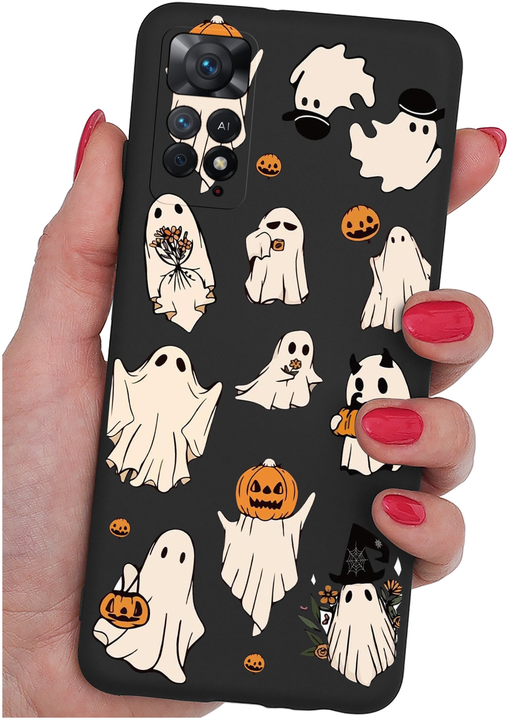 ETUI do Xiaomi Redmi Note 11 Pro | WZORY | SILIKONOWE MATT CASE + SZKŁO 9H