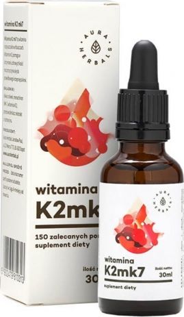 Aura Herbals Witamina K2MK7 krople 30ml