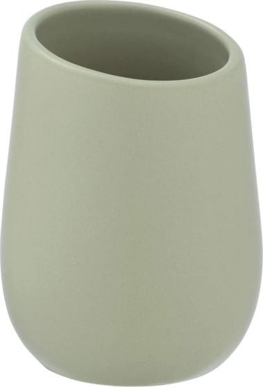 Wenko uchwyt na szczoteczkę do zębów Badi8 x 11 cm ceramiczny zielony