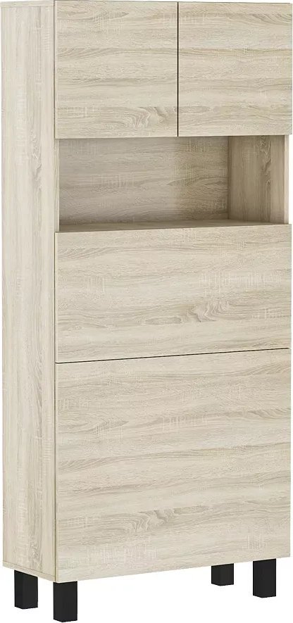 Elior Regał z biurkiem rozkładanym dąb sonoma - Klever