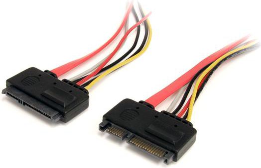 StarTech SATA 22-pin - SATA 22-pin, 0.3m, Wielokolorowy (SATA22PEXT)