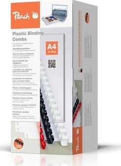 Peach Peach Binderücken weiß 16mm 100er-Pack