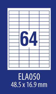 Avery Zweckform ETYK.ZF ECONOMY 48,5X16,9MM 050 100ARK ETYKIETA E100 ELA050 - ELA050