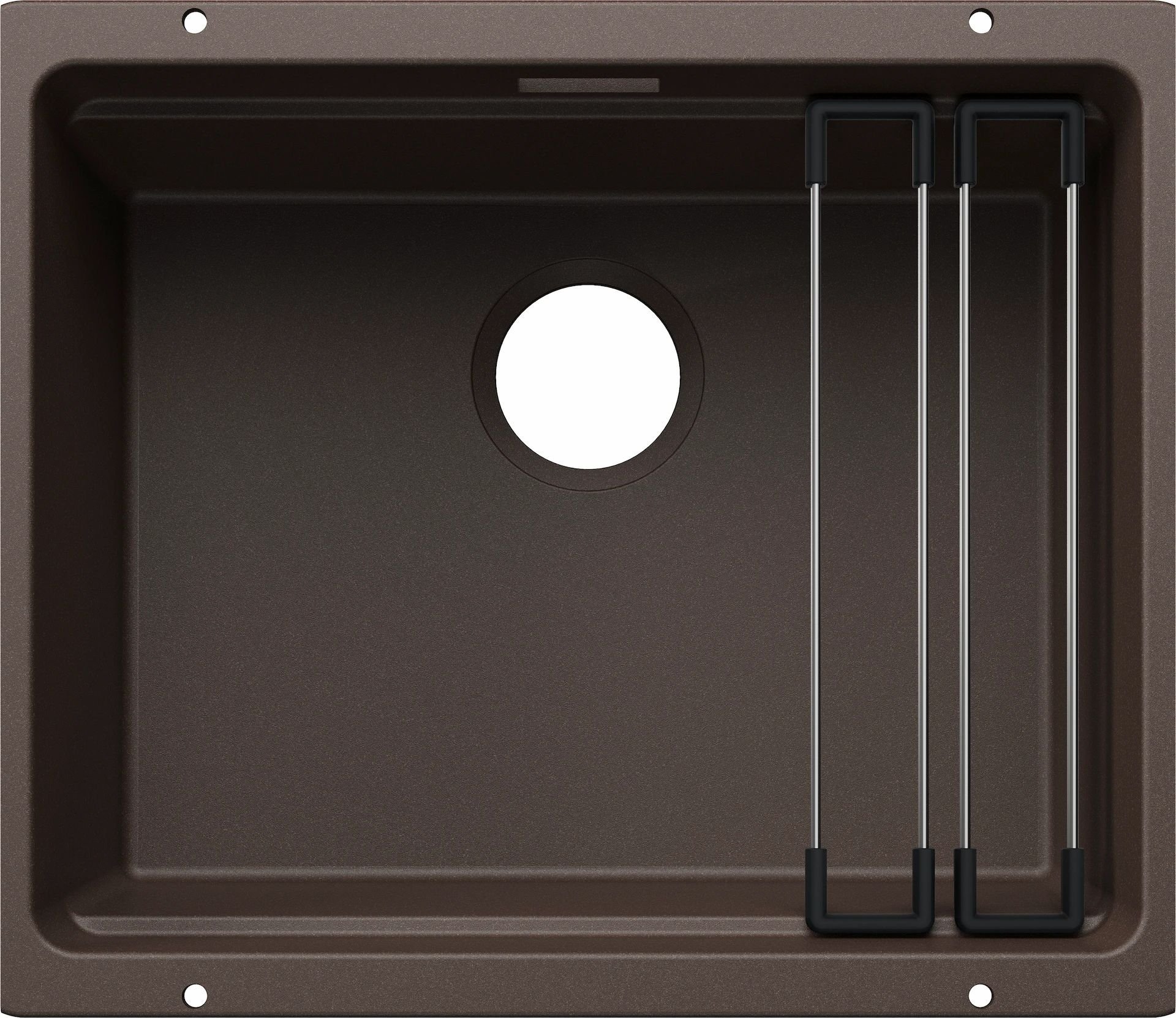 Zlewozmywak Blanco BLANCO ETAGON 500-U Silgranit kawowy, bez armatury, szyny