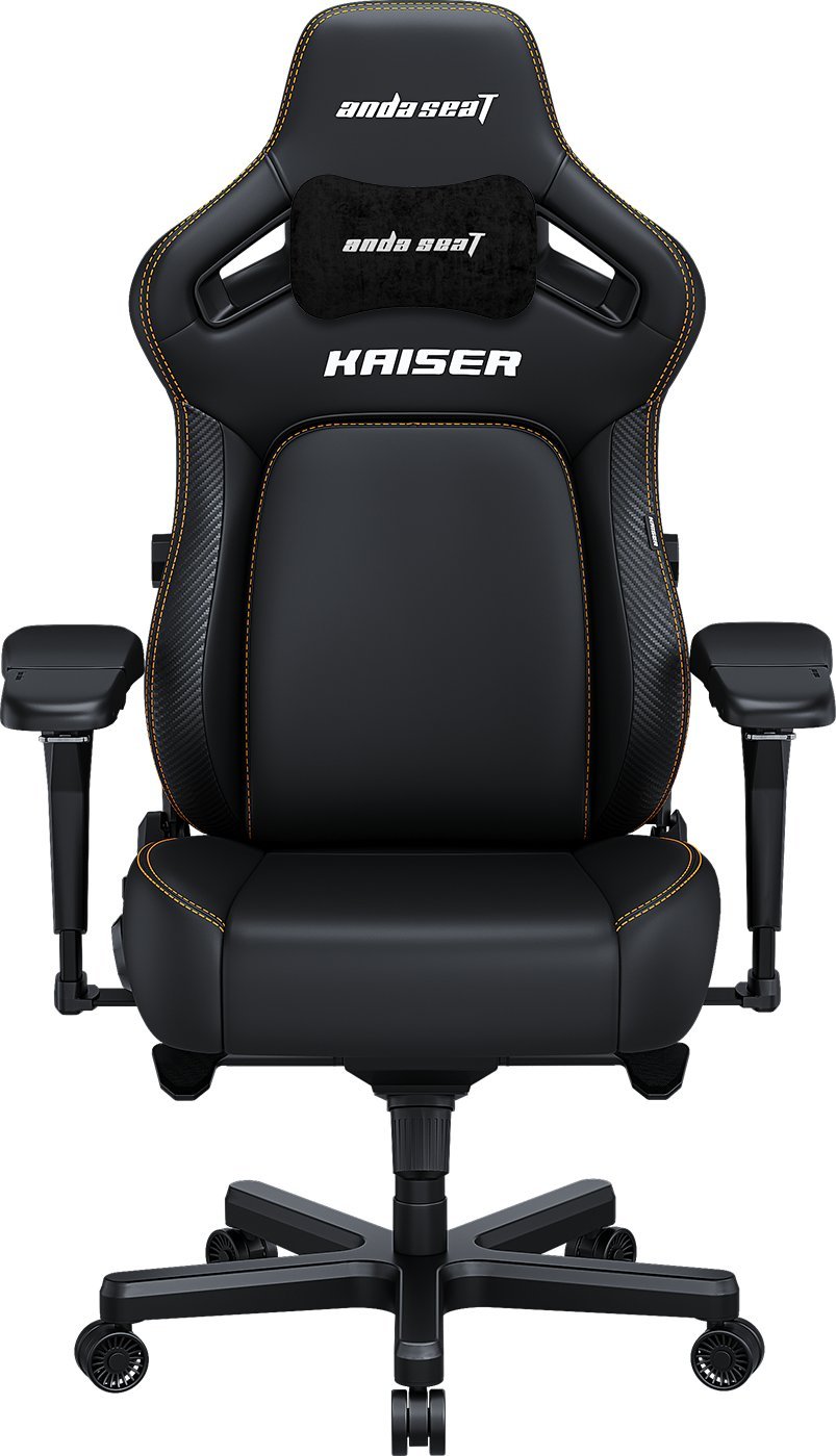 Fotel Anda Seat Kaiser 4 XL Skórzany Czarny