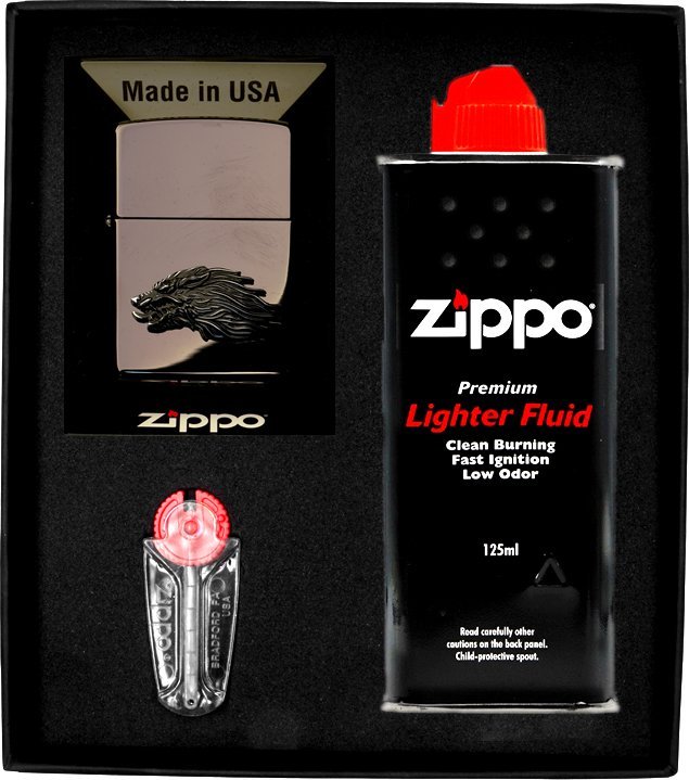 Zestaw ZIPPO Zapalniczka WEREWOLF Prezentowy No1