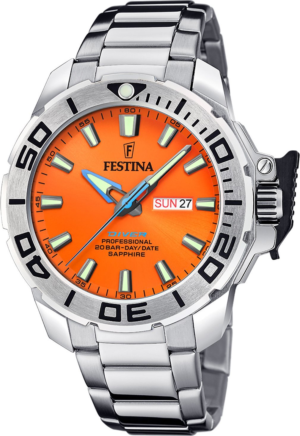 Zegarek Festina Zegarek męski Festina F20665-5 srebrny
