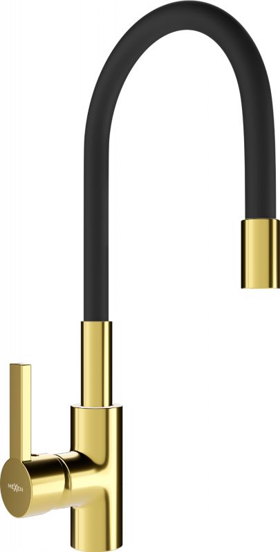 Bateria kuchenna Mexen Flex stojąca czarny ze złoconym korpusem