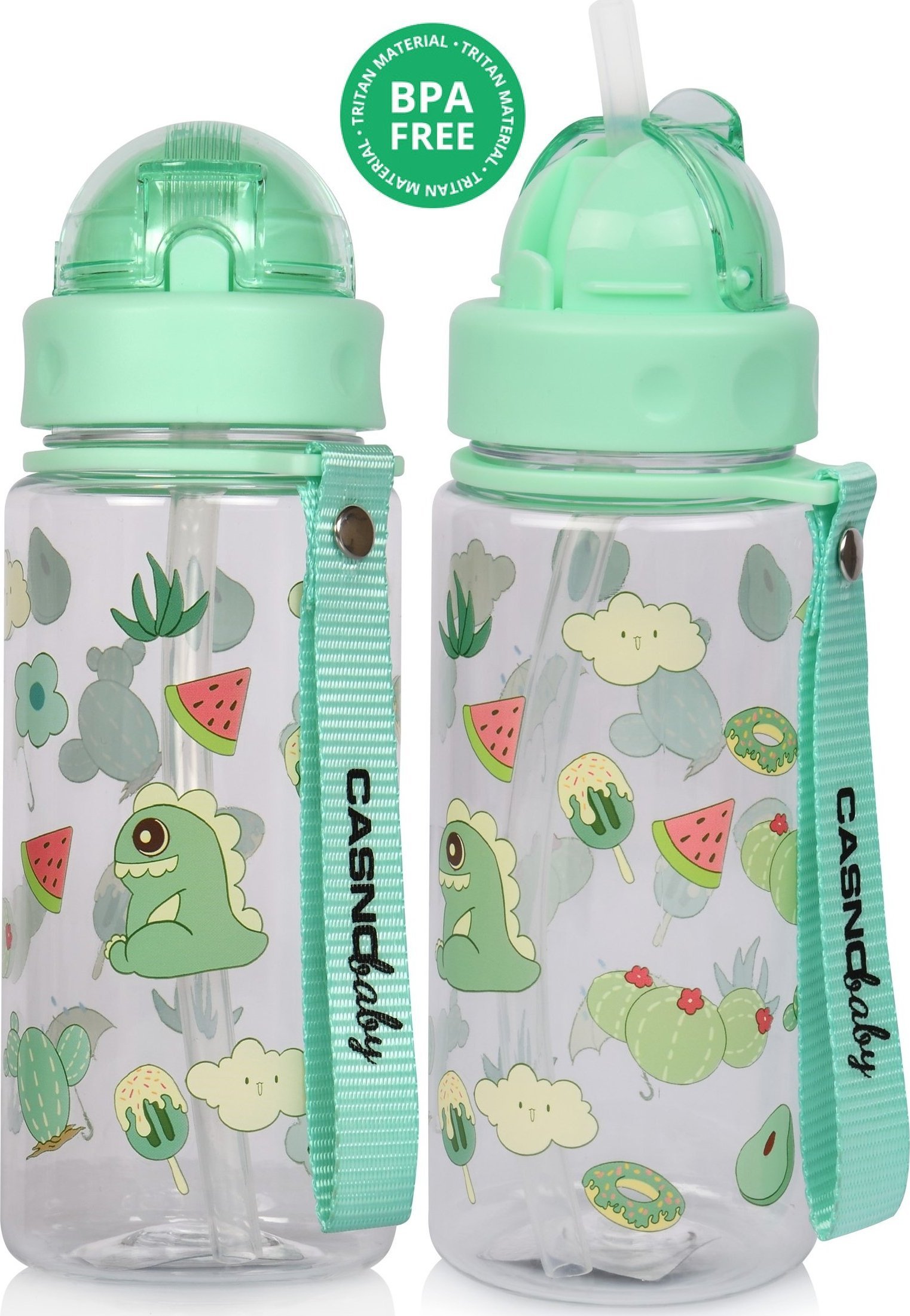 Casno Bidon Butelka dla dzieci z słomka Casno BPA FREE