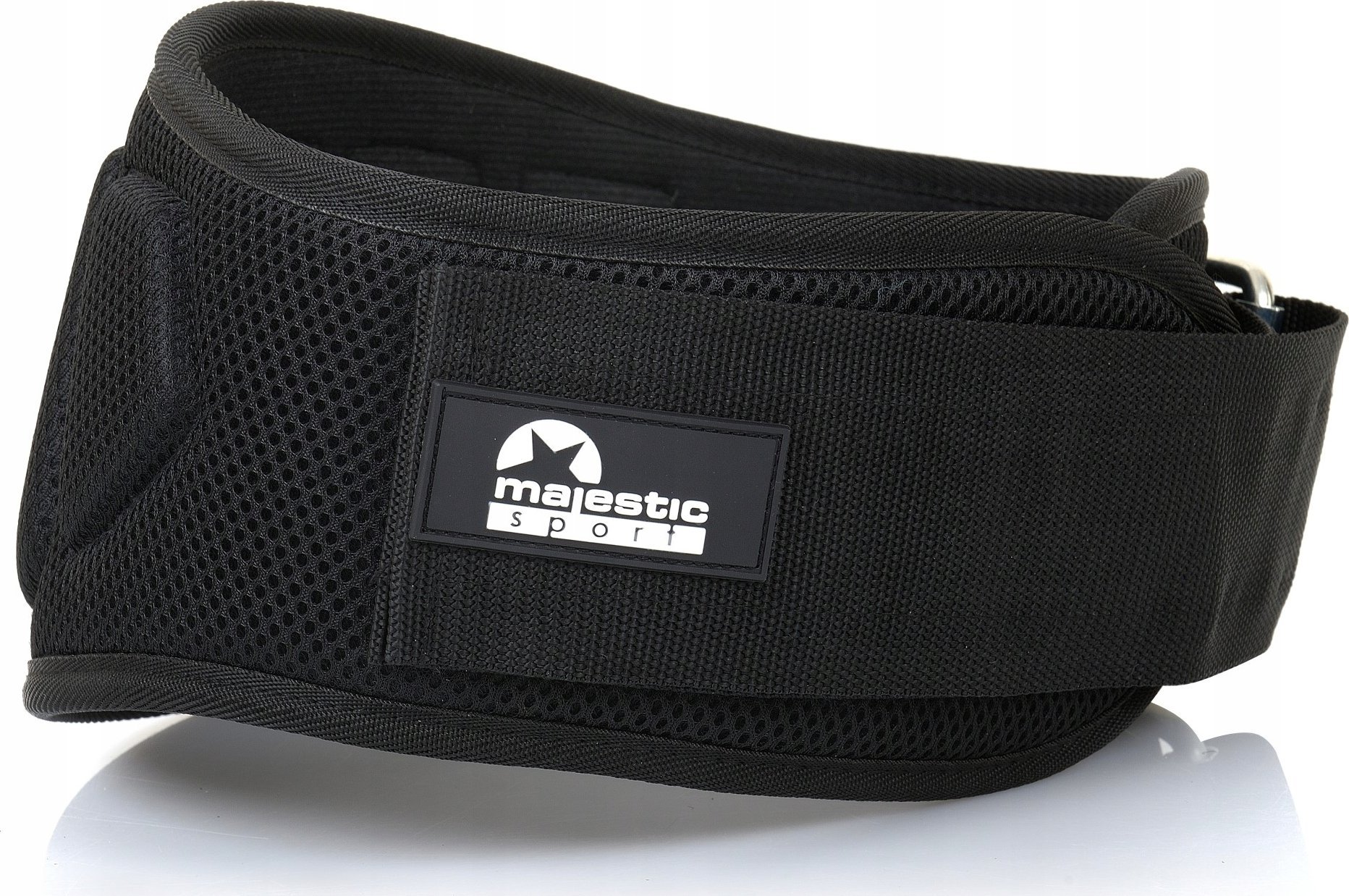 Pas kulturystyczny Majestic Sport EVA PRO czarny r. S