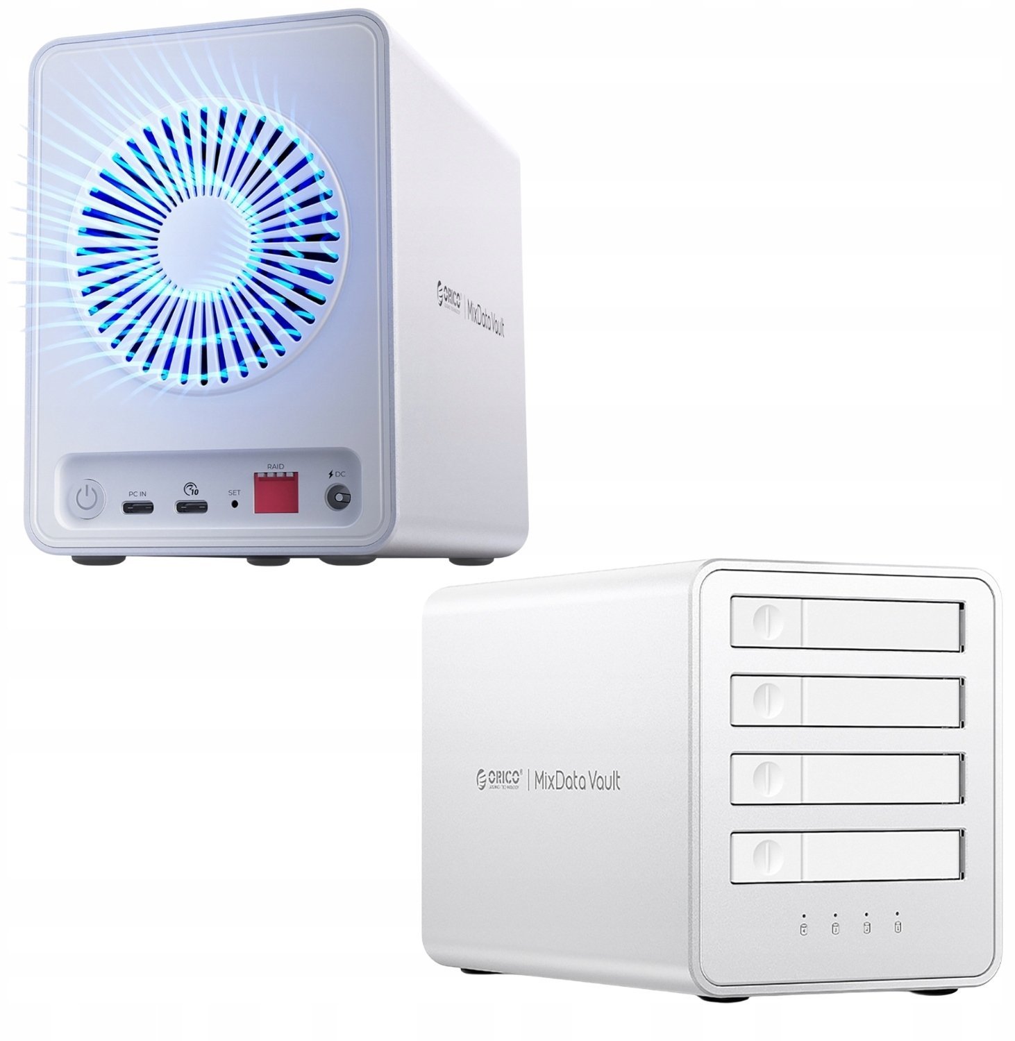 Macierz dyskowa Orico 8848RC3 DAS Series 4-zatokowa 2.5" HDD/SSD - biała