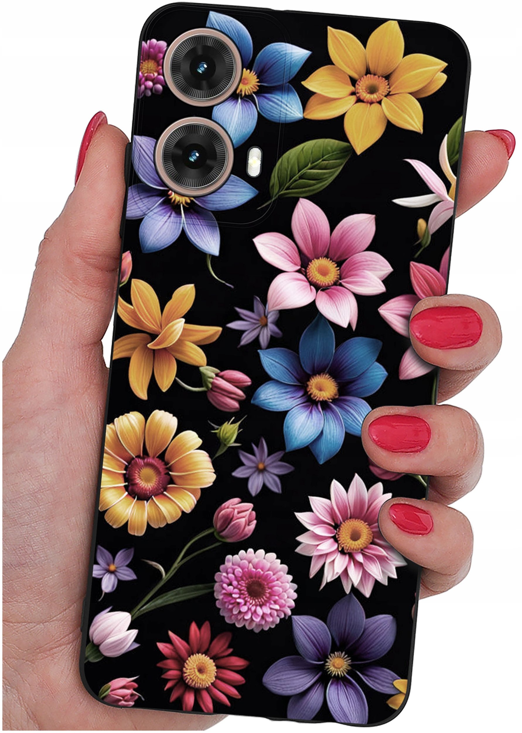 Etui do Motorola Moto G85 5G WZORY |SILIKONOWE MATT CASE