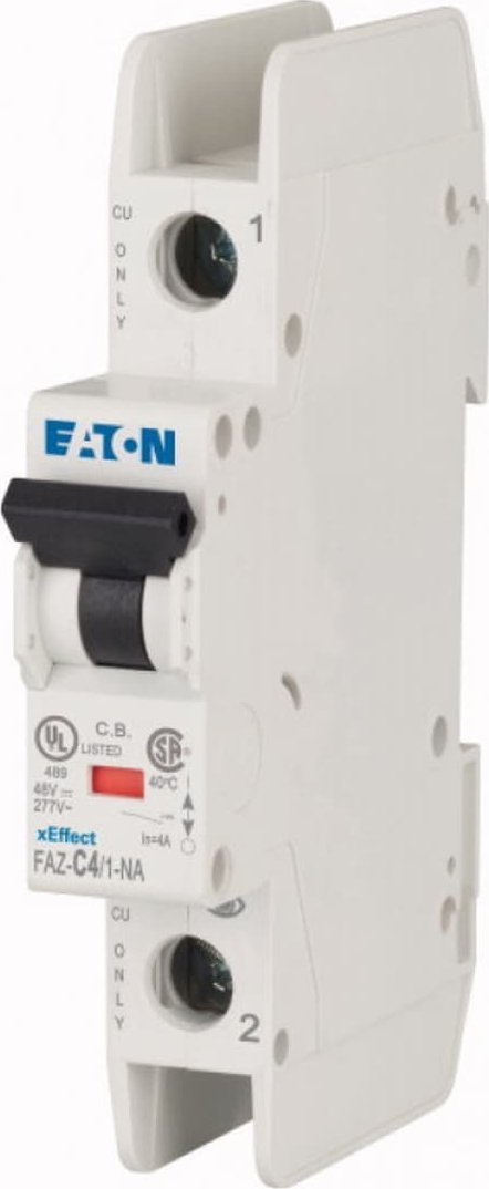 Eaton Wyłącznik nadprądowy 1P C 4A 15kA AC FAZ-C4/1-NA 102082