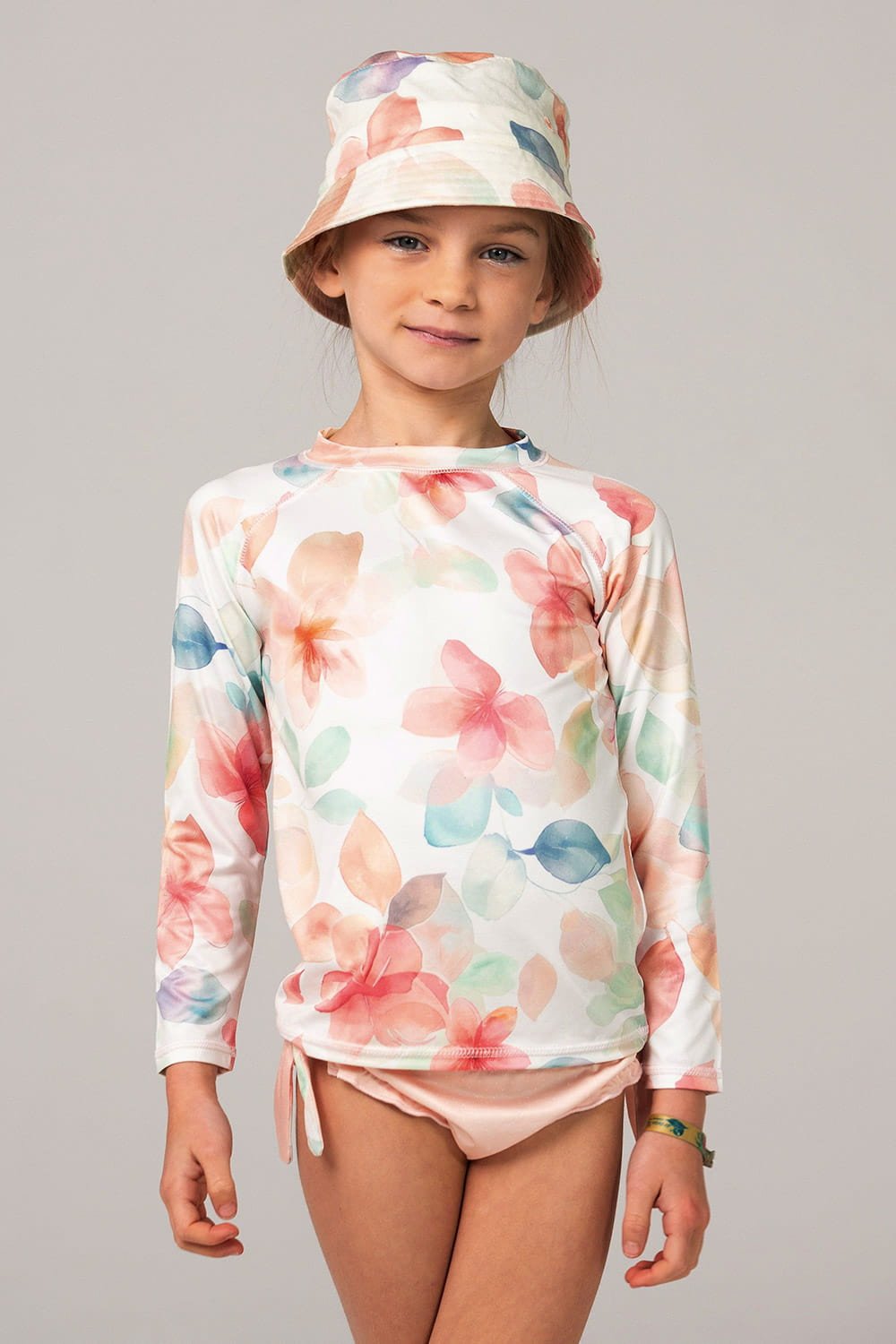 Dwuczęściowy kostium uv dla dziewczynki 134-140, 9-10 lat, koszulka i majtki, Ducksday, Bliss