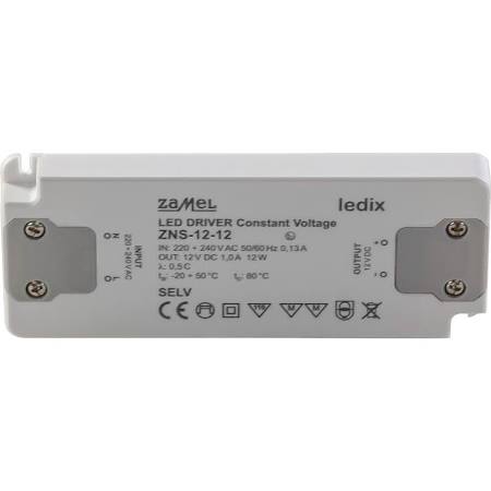 Zamel Zasilacz LED slim 12V DC 12W ZNS-12-12 (LDX10000137)
