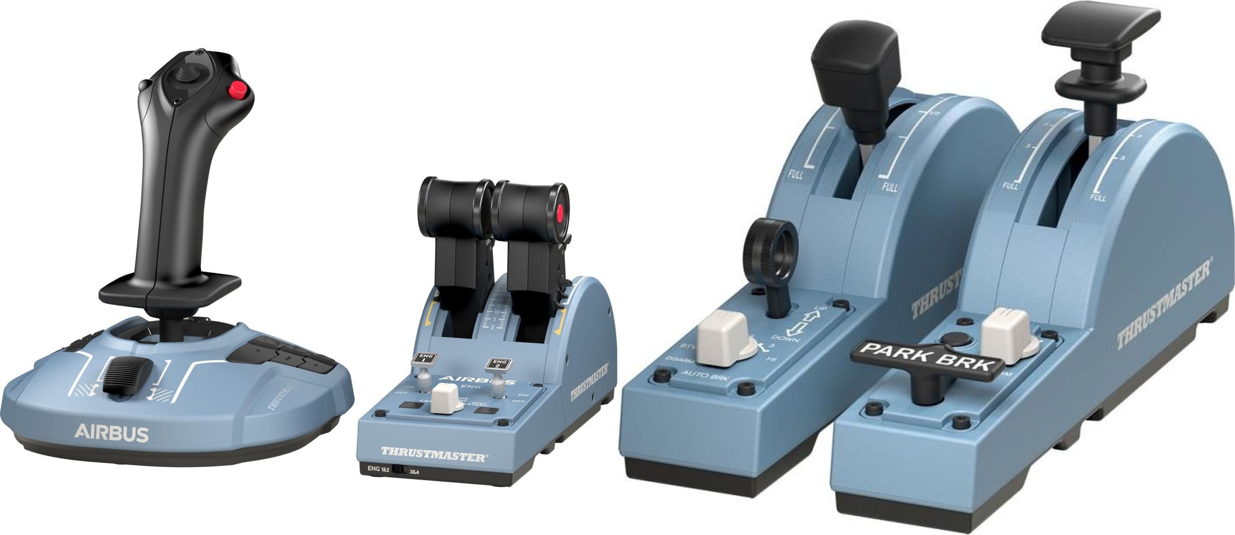 Joystick Thrustmaster Joystick Thrustmaster TCA Officer Pack Airbus Edition (2960842) + TCA Quadrant Add-On (2960853)