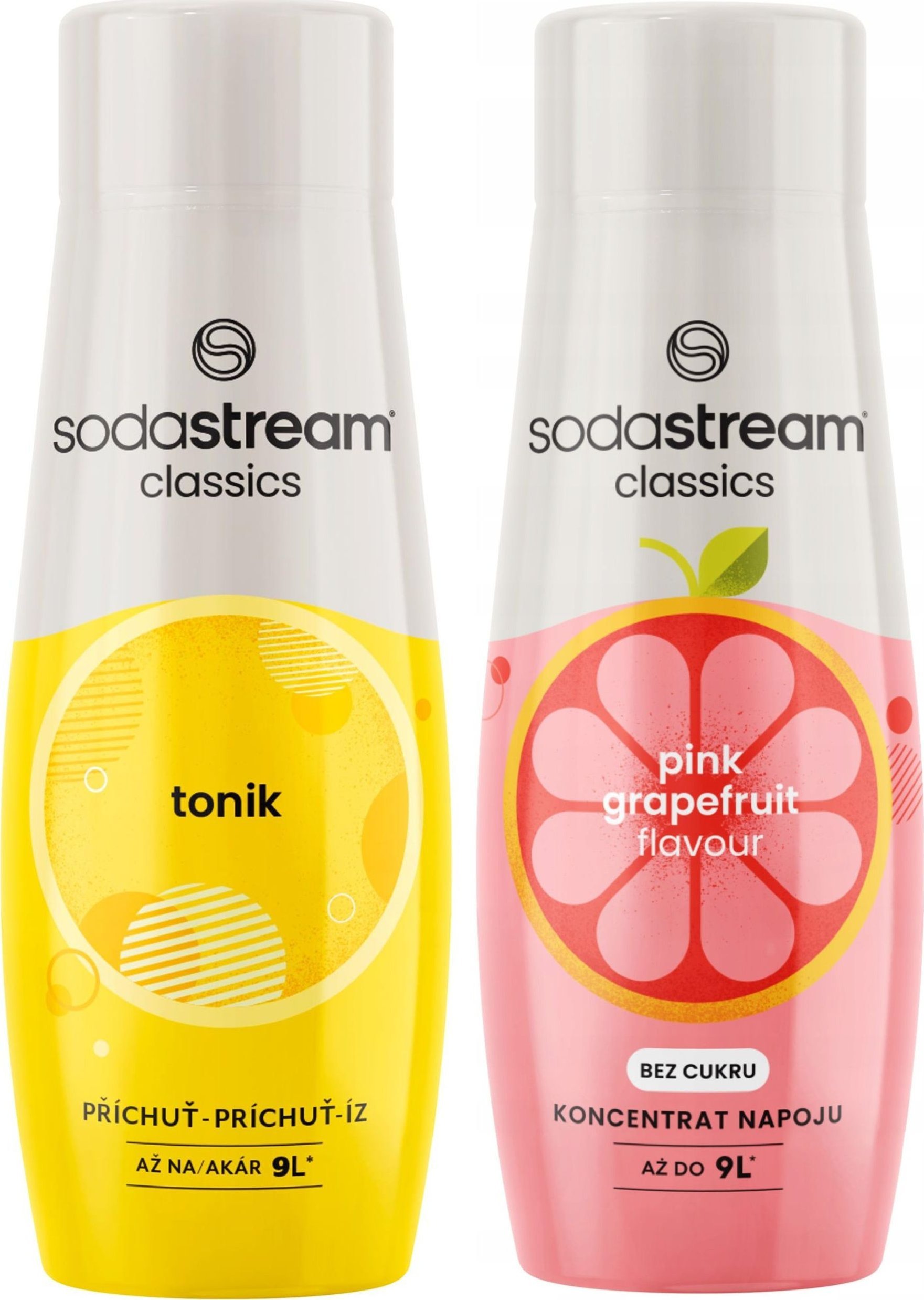 2x Syrop SODASTREAM TONIC TONIK + GREJPFRUT GRAPEFRUIT Koncentrat do Wody
