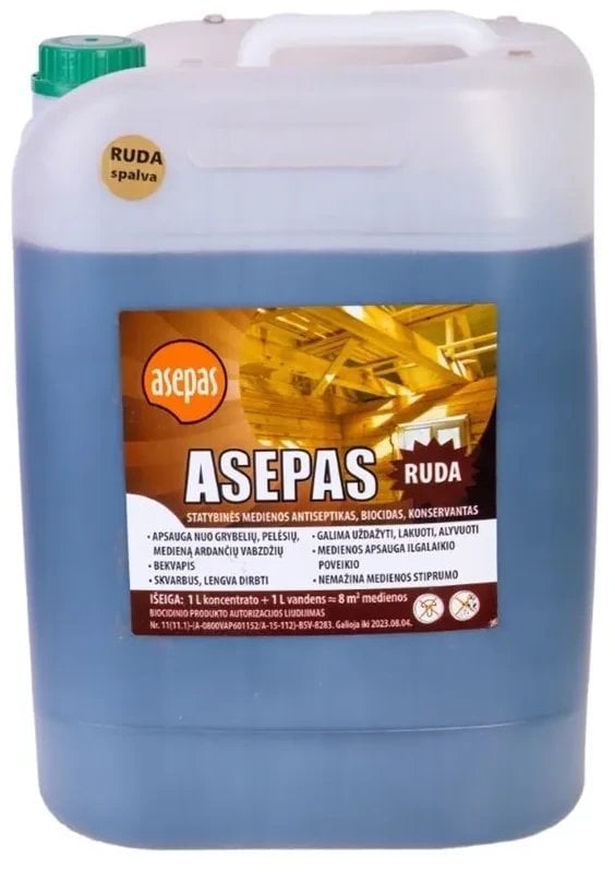 ANTISEPTICS ASEPAS BROWN 10L