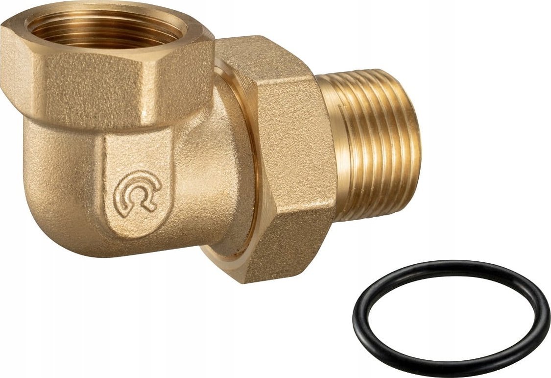 ARKAINSTALACJE Śrubunek mosiężny kątowy 1/2" Arka Calido CA/KG-9310-15-O z O-ringiem