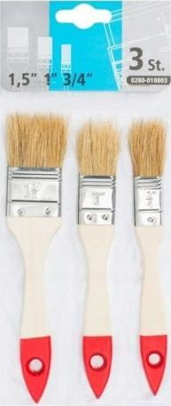 KAEM Zestaw pędzli malarskich 3 szt. 1,5, 1, 3/4 HARDY
