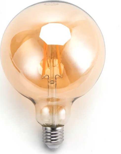 Aigostar Żarówka LED Filament Bursztynowa G125 E27 4W Żarówka LED Filament Bursztynowa G125 E27 4W