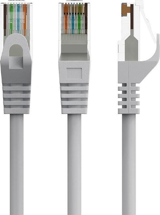 Gembird Kabel sieciowy UTP Gembird PP6U-CU-0.5M kat.6 Patch cord 0.5m szary