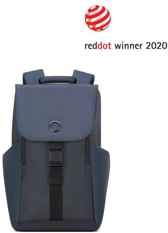 Delsey Paris Securflap 15,6" sort computerrygsæk