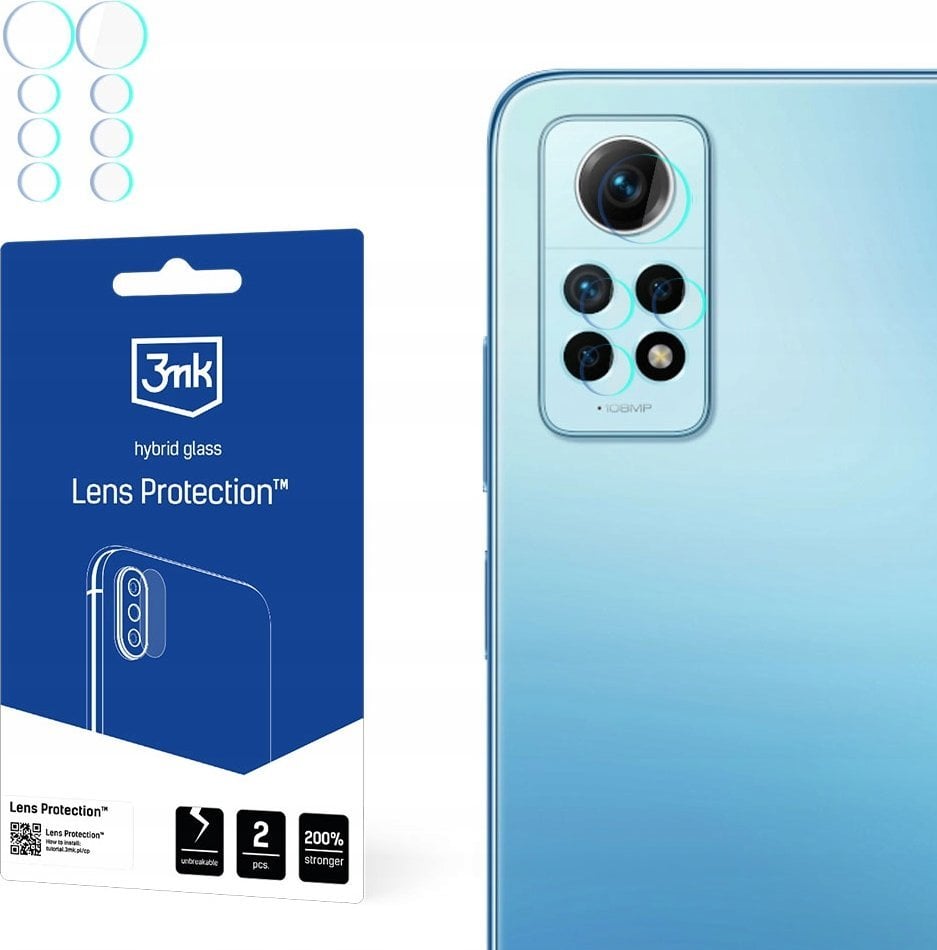 3MK 3MK Lens Protect Xiaomi Redmi Note 12 Pro 4G Ochrona na obiektyw aparatu 4szt