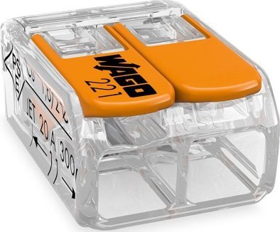 Szybkozłączka WAGO COMPACT 2x4mm² 100-sztuk (221-412)