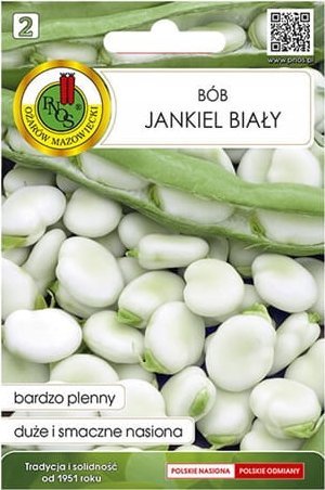 Bób Jankiel biały nasiona 30 g duży plon i wyjątkowy smak