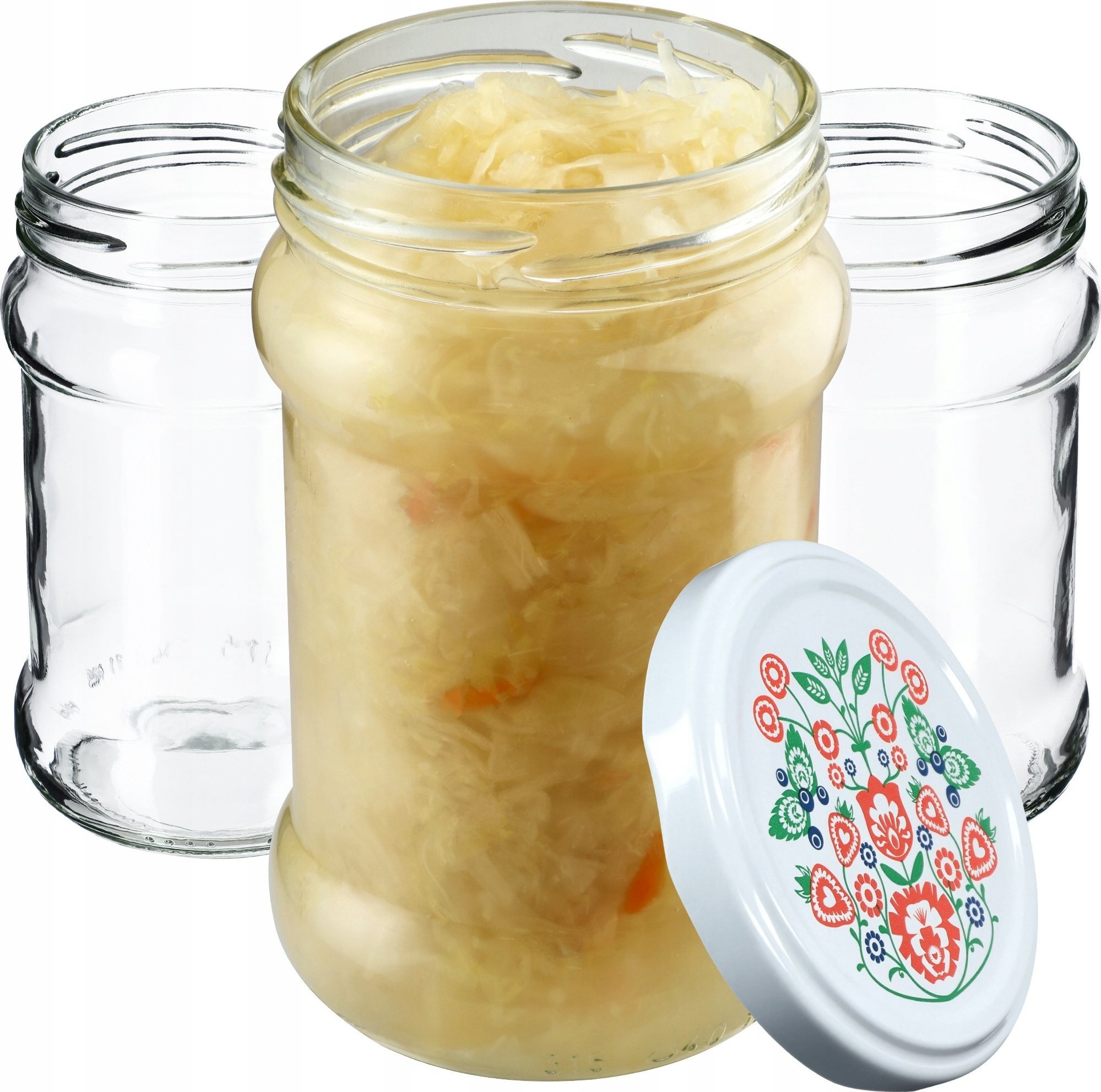 Kadax 50x Słoik 315ml + Zakrętka fi66 Na Przetwory Dżem