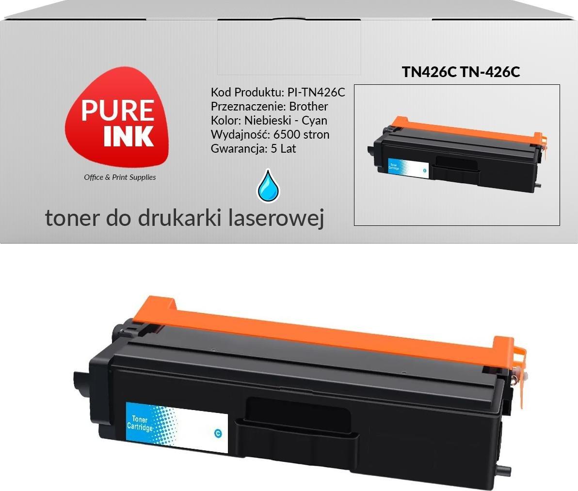 Toner Pureink Cyan Zamiennik TN-426C
