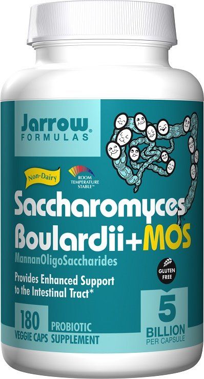 JARROW FORMULAS Jarrow Formulas - Saccharomyces Boulardii + MOS, 180 vkaps