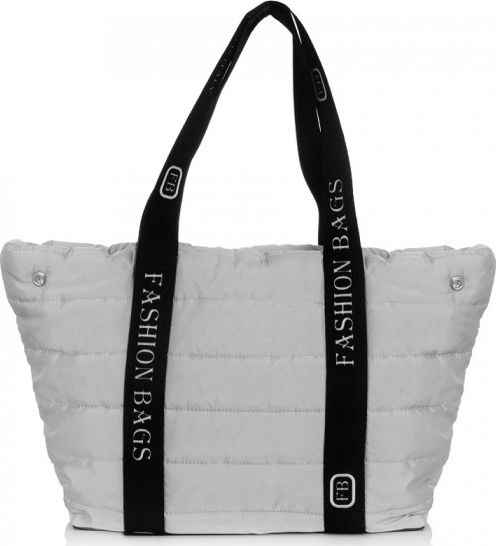 Solome DAMSKA TOREBKA PIKOWANA WOREK SOLOME JASNO SZARA