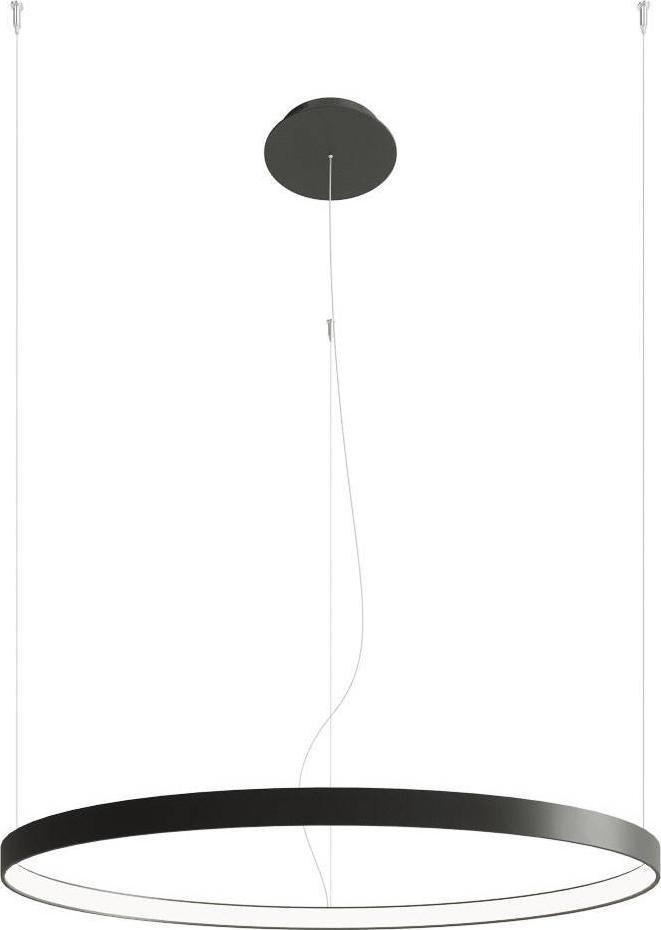 Lampa wisząca Thoro LAMPA wisząca RIO TH.110 Thoro okrągła OPRAWA metalowa LED 50W 4000W zwis czarny