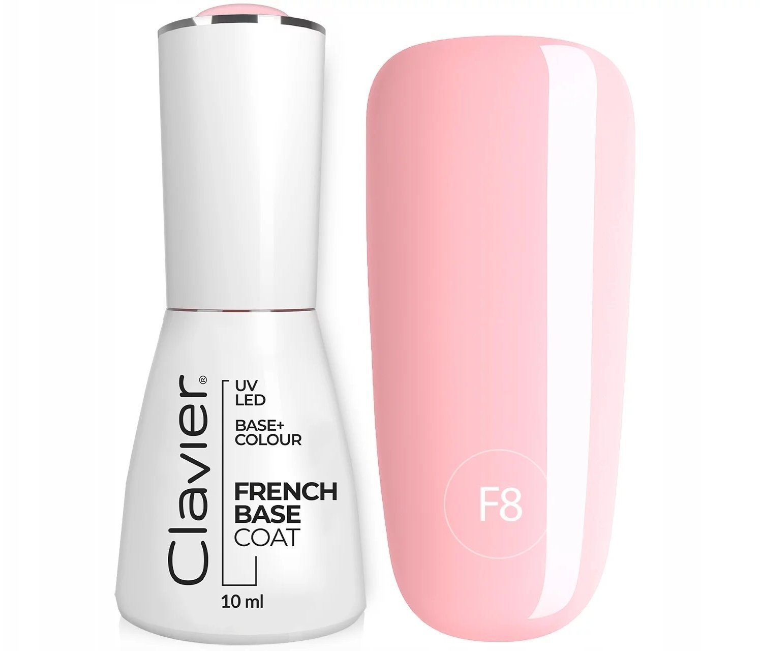 Clavier Nailsology French Base baza hybrydowa F8 Rassjelly 8ml