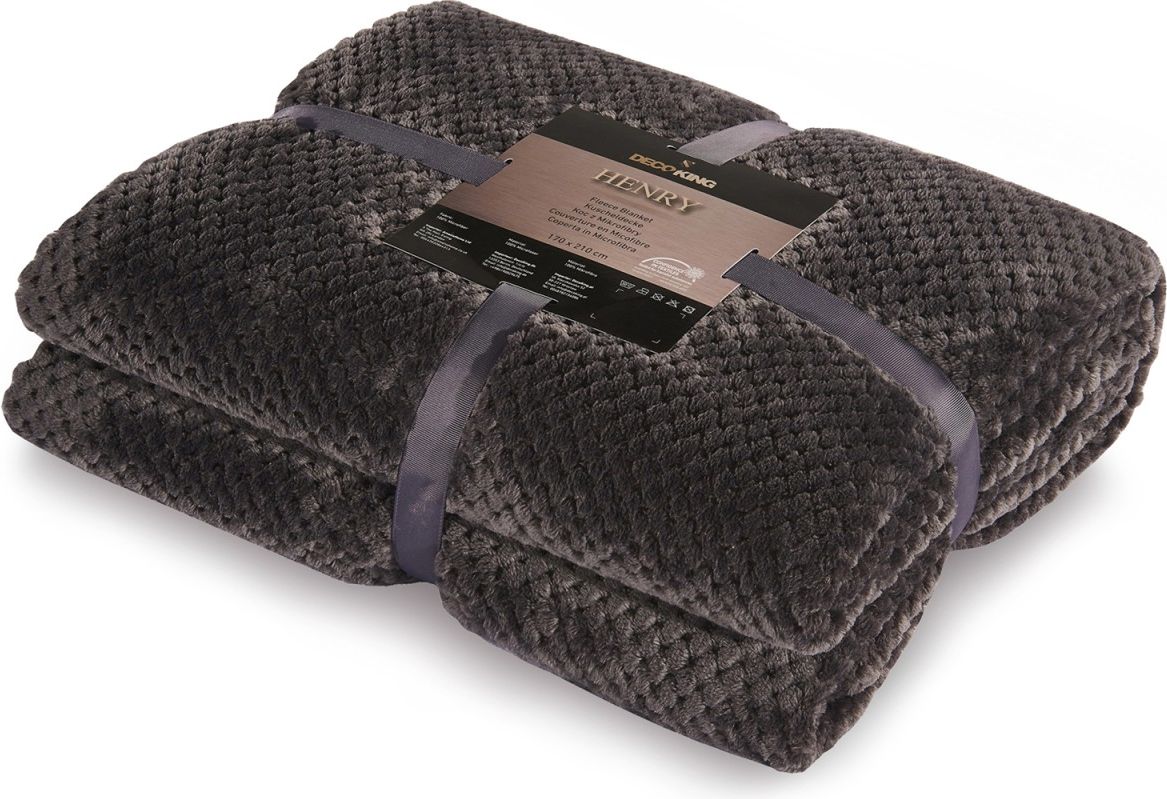 Decoking Koc Henry grafitowy r. 150x200cm