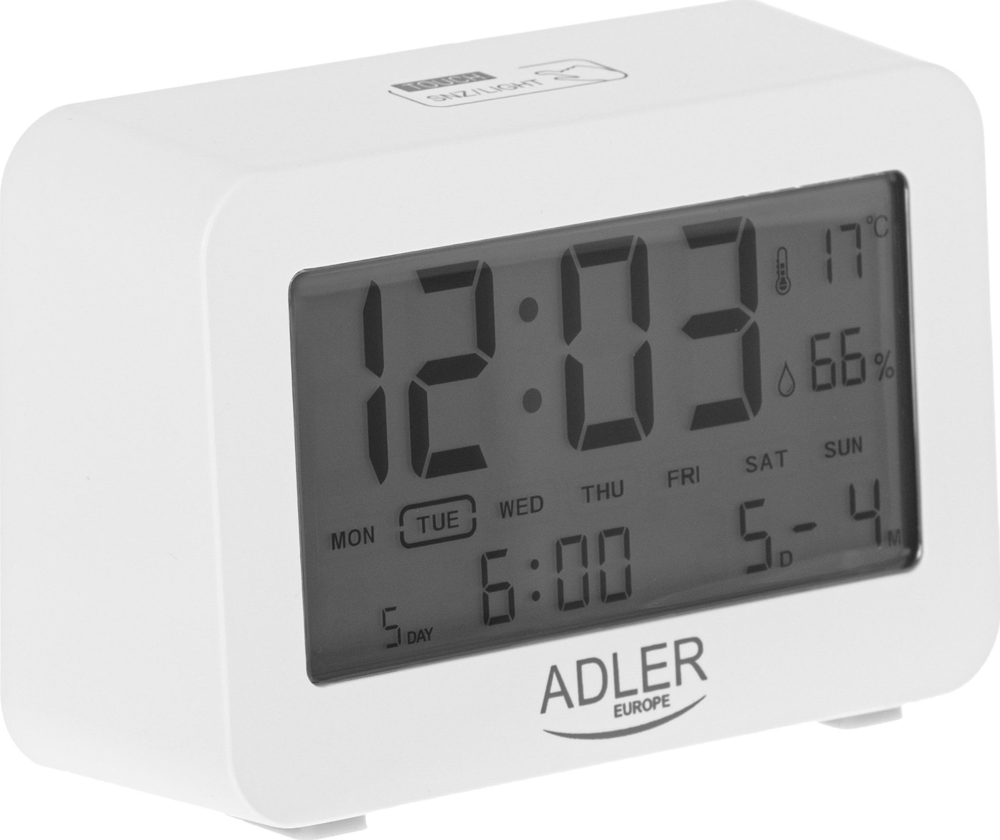 Adler AD 1196W Budzik na baterie