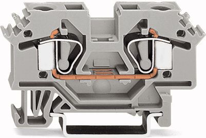 Wago Złączka szynowa 2-przewodowa 6mm2 szara (282-601)