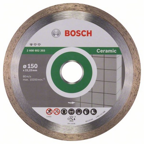 Bosch Diamentowa tarcza tnąca Standard do ceramiki 150m - 2608602203